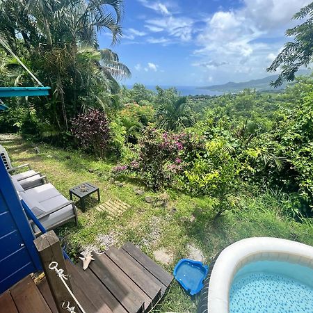 Bungalow Avec Vue Dans Lieu Calme Le Carbet Extérieur photo
