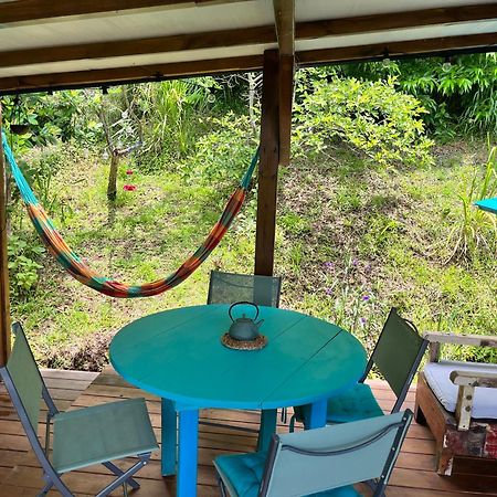 Bungalow Avec Vue Dans Lieu Calme Le Carbet Extérieur photo