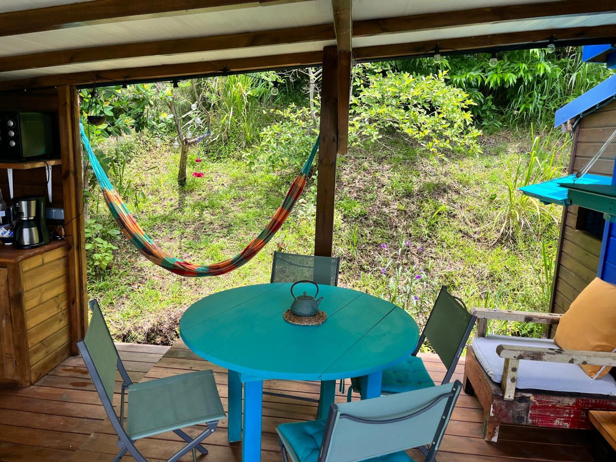 Bungalow Avec Vue Dans Lieu Calme Le Carbet Extérieur photo